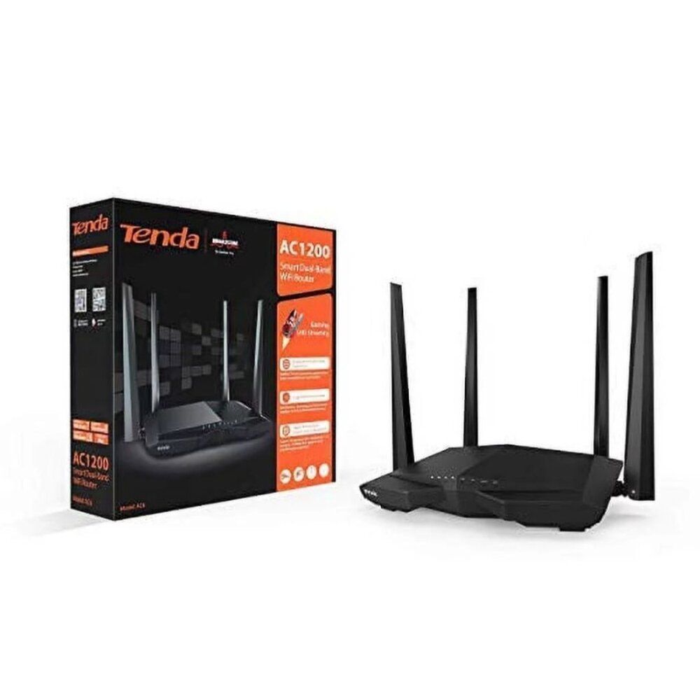 Tenda AC8 AC1200 Dual Band High Speed Wireless Wi-Fi Router / Smart App